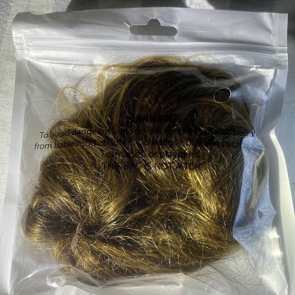 Sold ✨Hair Bun Extension Wavy Curly Messy✨ - Picture 3 of 3